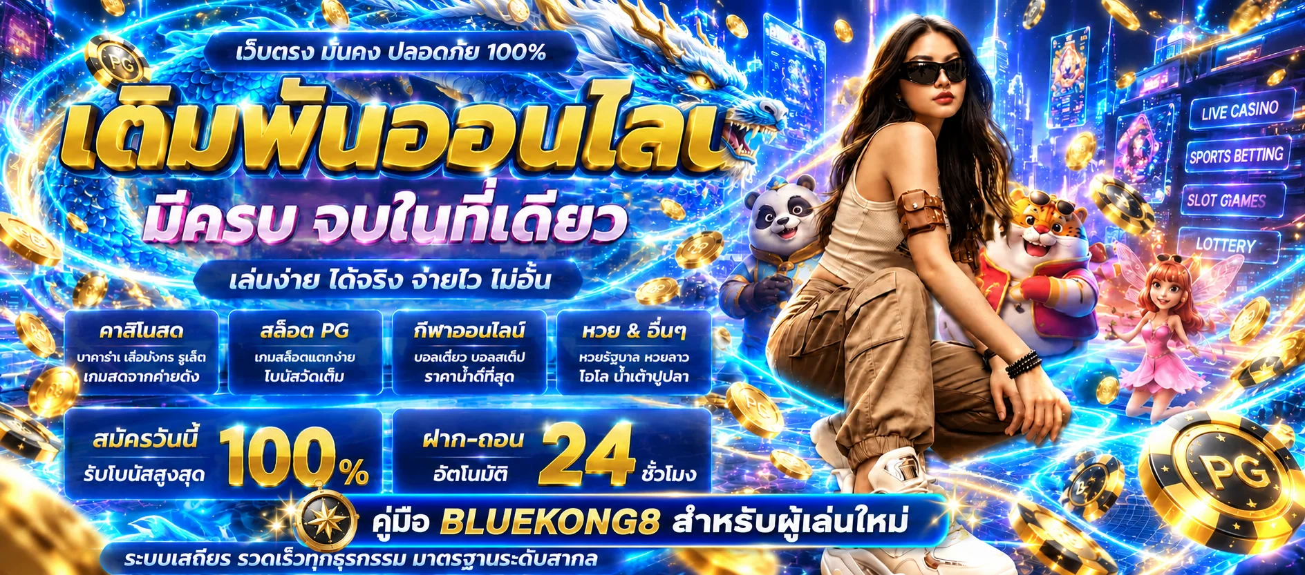 BLUEKONG8 คู่มือผู้เล่นใหม่ สมัคร ฝาก ถอนอย่างปลอดภัย